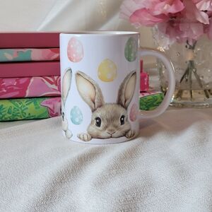 Easter Mug with Bunny & Easter Eggs